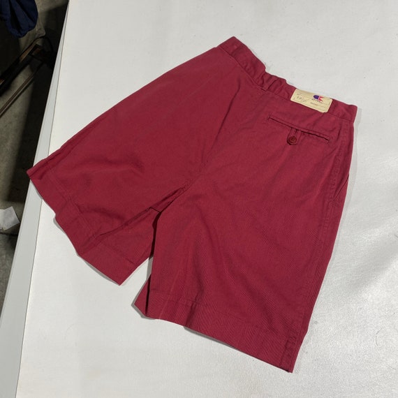 70's 80's Vintage NWT Calvin Klein Red Shorts sz … - image 5