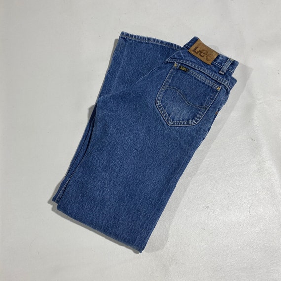 70's 80's Vintage Lee Jeans sz 26x32 - image 1