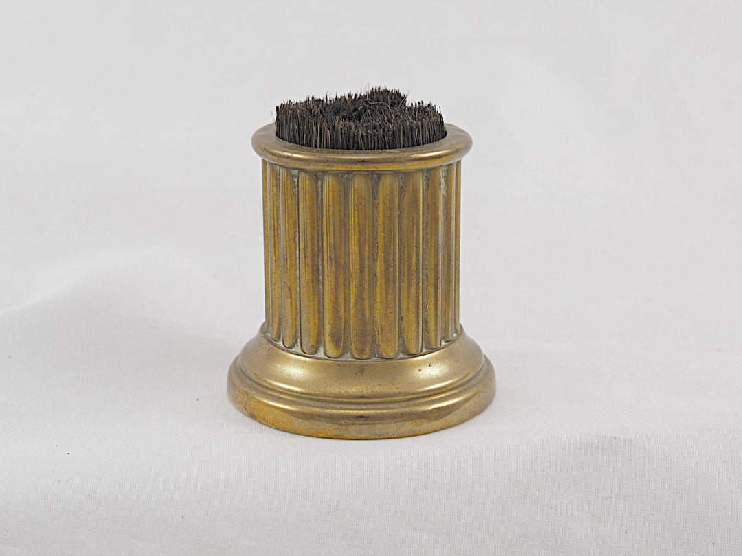 Antique Brass Quill Fountain Pen Brush Nib Cleaner Wipe Etsy
