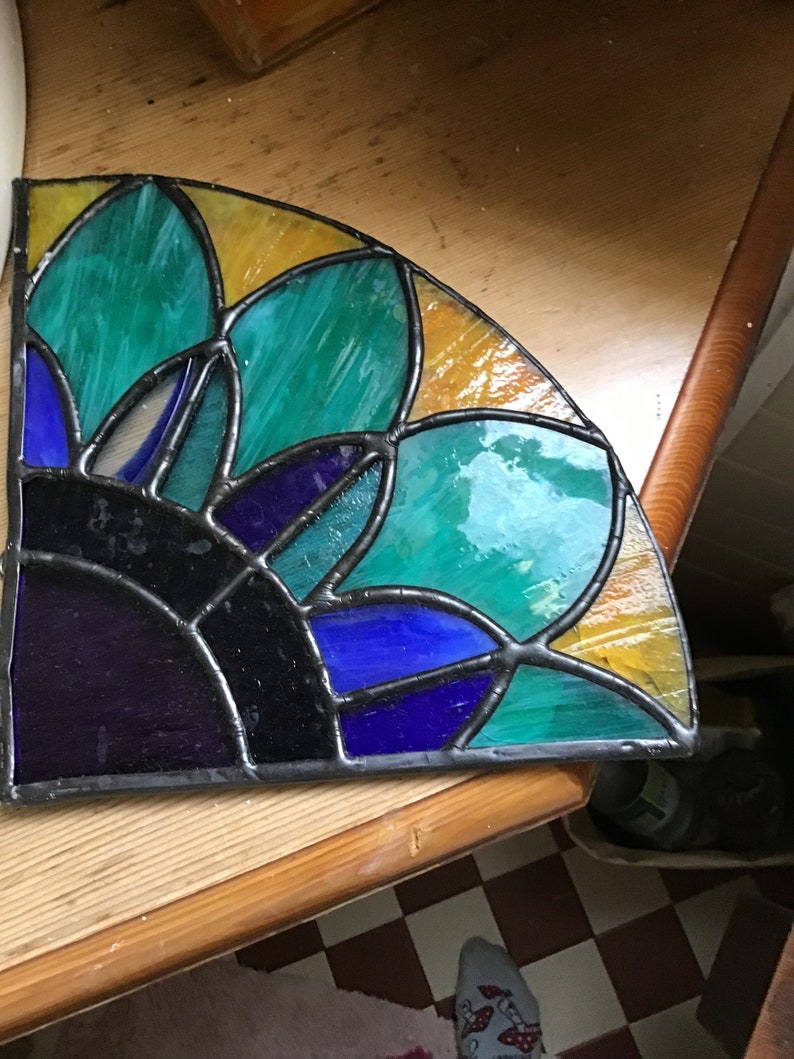 Stained Glass Panel Etsy