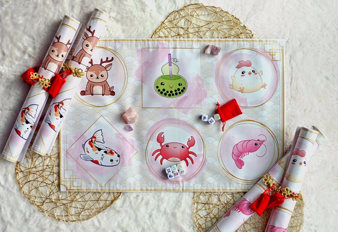 Cute VINYL Lunar Nuwu Year Bau Cua Klah Klok Hoo Hey How Etsy