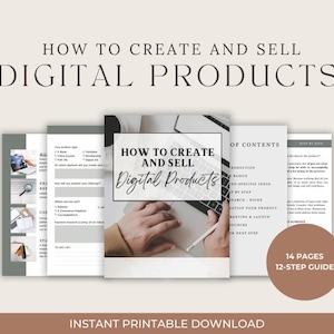 Ultimate Guide for Creating & Selling Digital Products Online – Step-by-Step Blueprint for Success | Start Earning a Passive Income Online