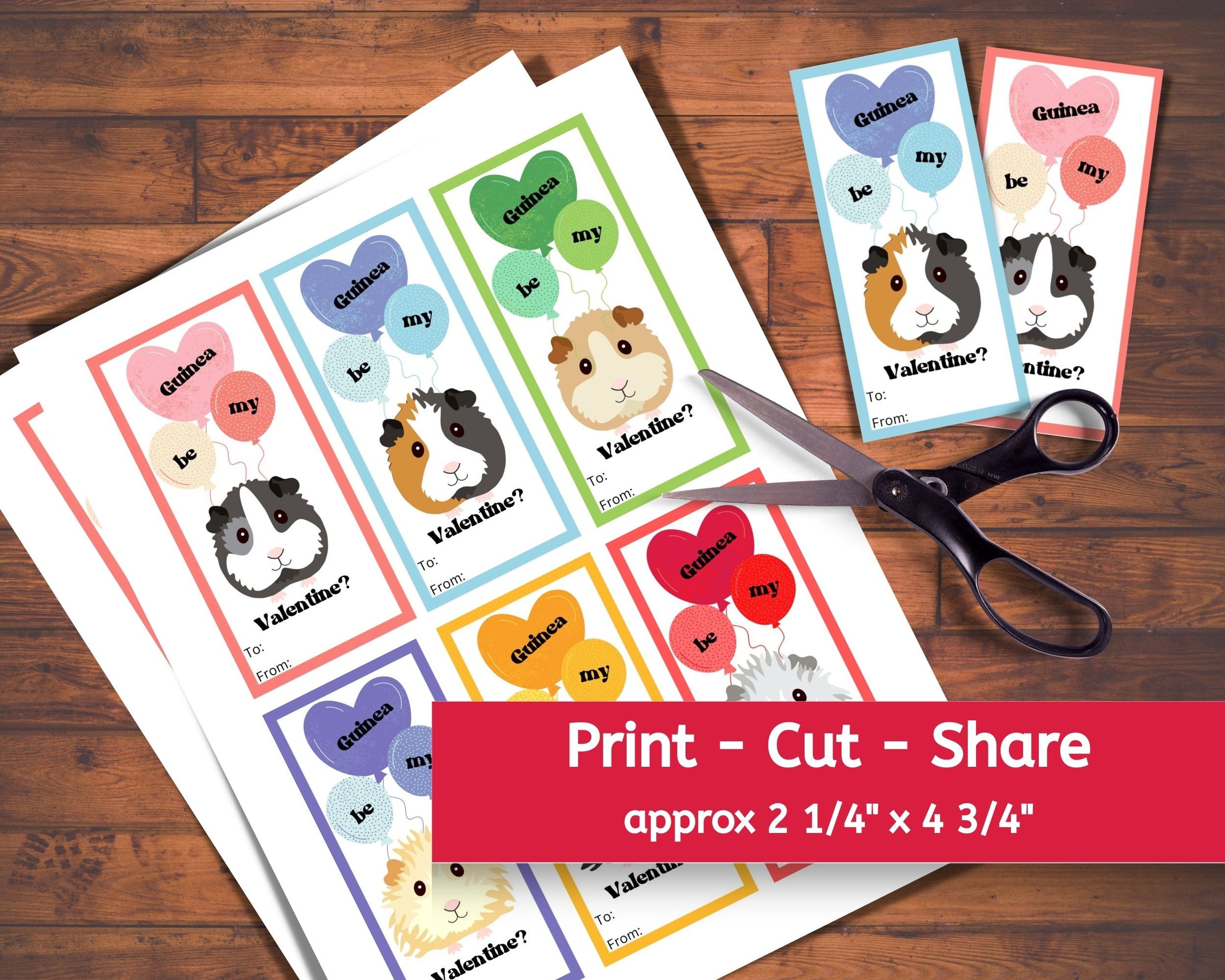 Cute Guinea Pig Valentines Printable So Easy To Print At Home Etsy cute-guinea-pig-valentines-printable-so-easy-to-print-at-home-etsy