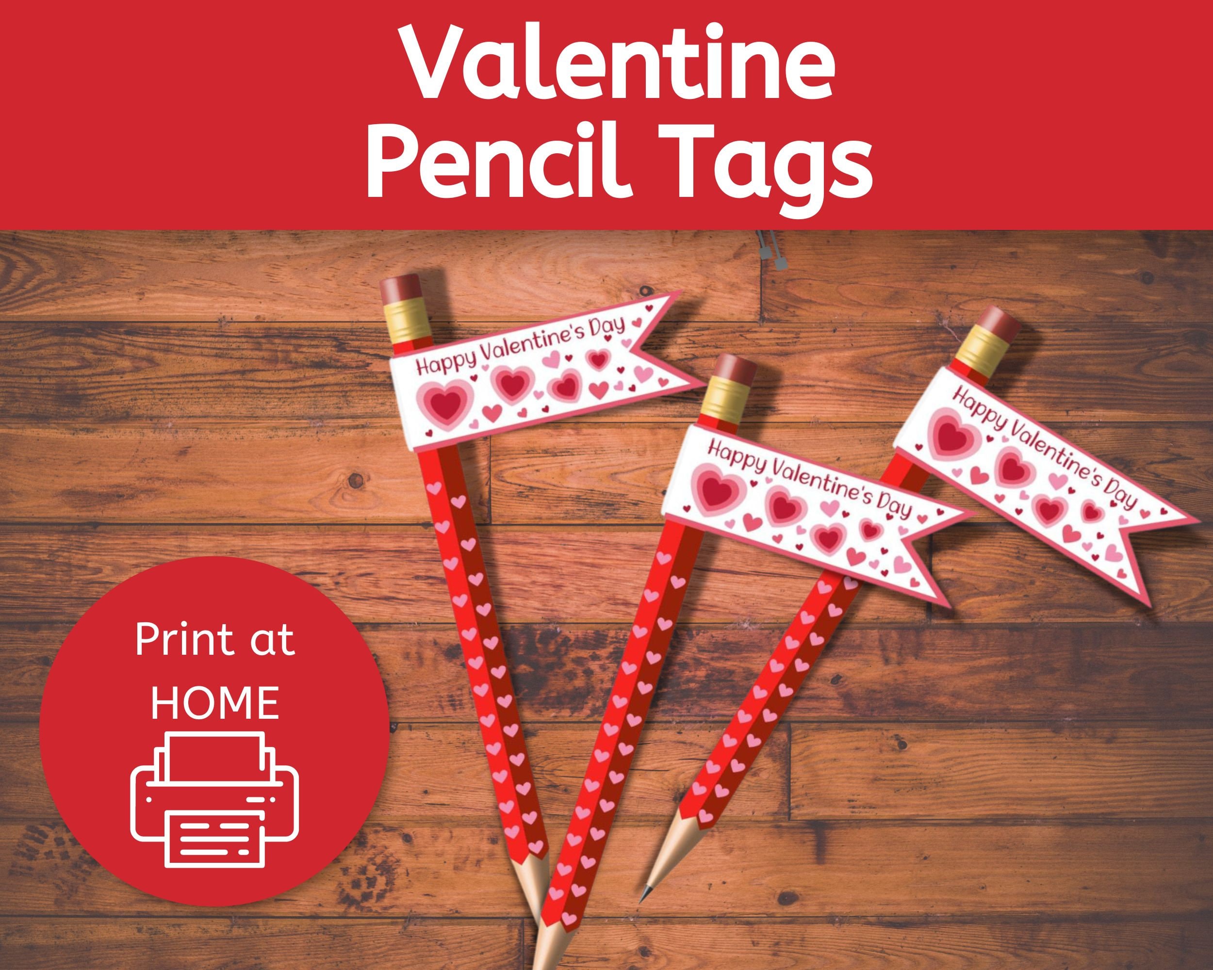 Valentine's Day Pencil