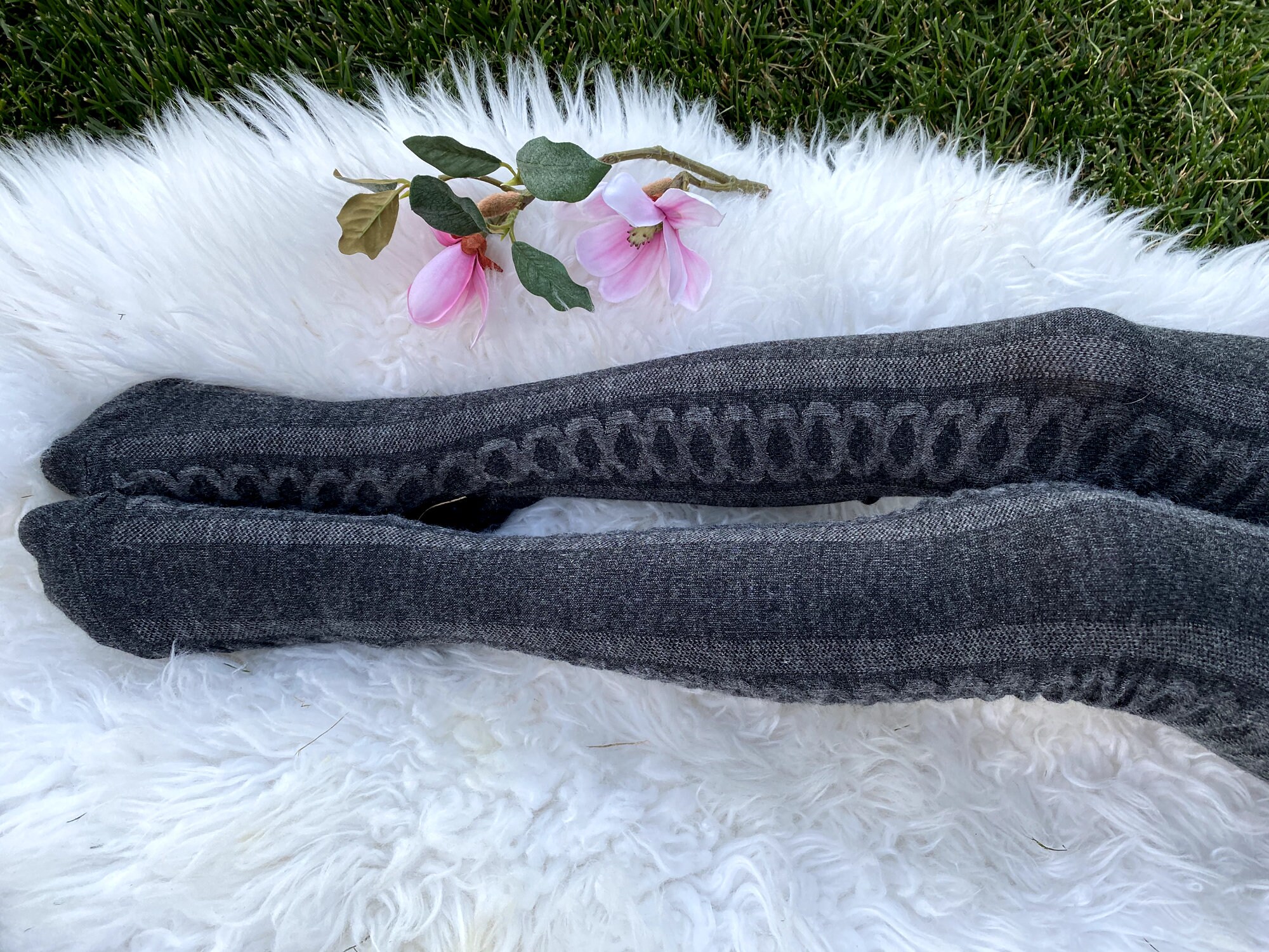 Leggings En Tricot Torsadé Pour Petite Fille, Sans Pieds