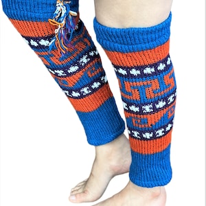 Knitted Boot Socks & Toppers | Slouchy Handmade Leg Warmers for Winters |  Knee High Footless Socks / Thights