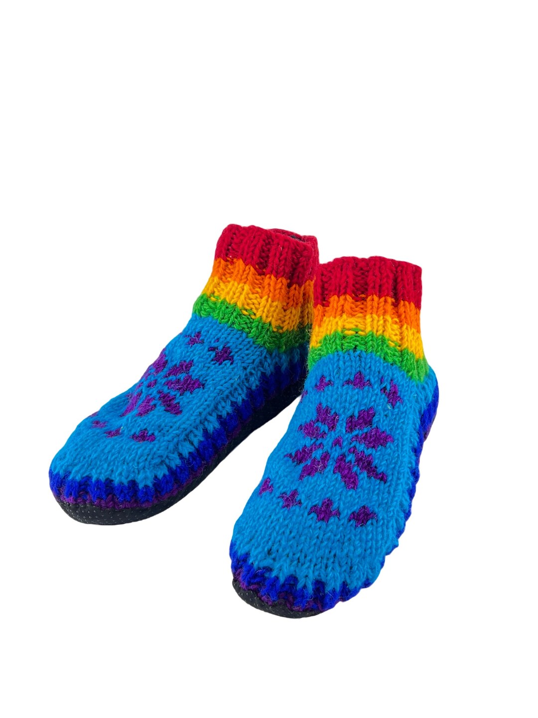 Calzini carini Pantofole da interno lavorate a mano con lana di