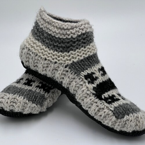 Fuzzy Socks 100% Pure Yak Wool Hand 