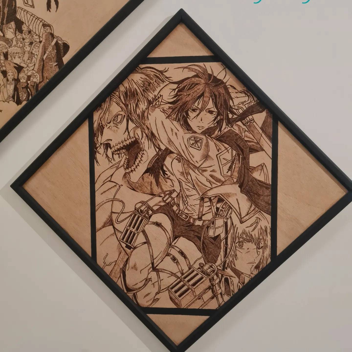 Pyrogravure L'attaque Des Titans