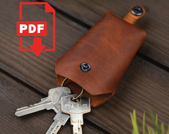 Stylish Leather Key Case PDF Pattern for Your Everyday Essentials