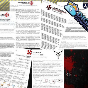 Resident Evil Umbrella Field Reports – Digital Download (Fan-Made, not a physical product)