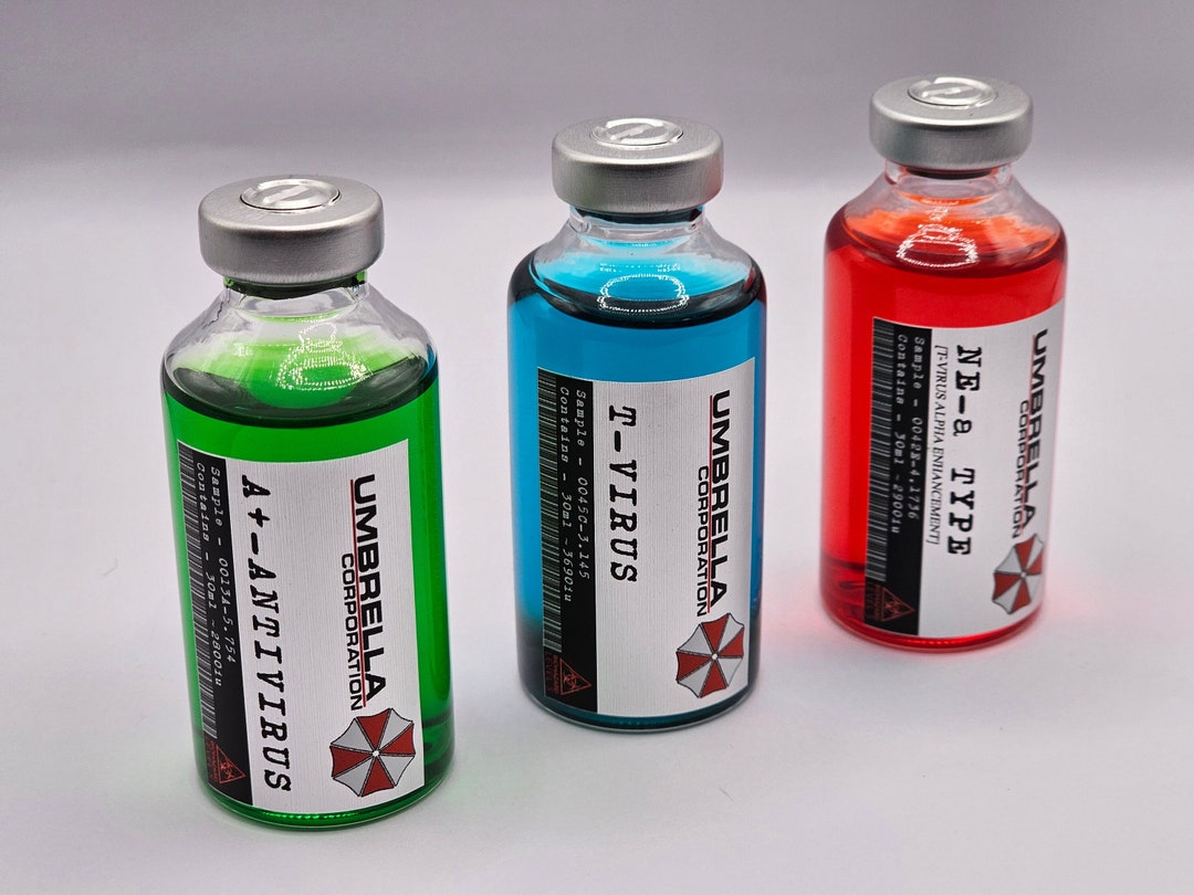 Resident Evil Umbrella Corp Virus Bundle NEα nemesis α Tvirus Bundle