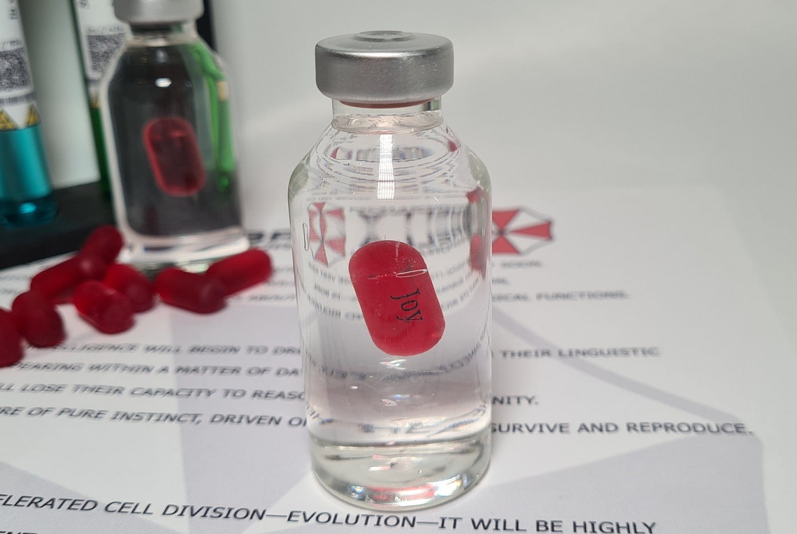 Joy Tablet Pill Resident Evil New Raccoon City Etsy