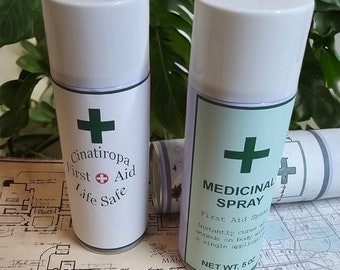 Resident Evil First Aid Replica - Glass Bottle - Apothecary Vial