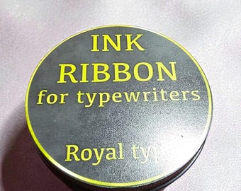 Resident Evil Ink Ribbon Tin – Typewriter Ribbon Box – Survival Horror Prop – Retro Typewriter Ribbon Case – Gamer Collectible