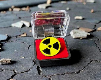 Stalker Nuclear Radiation Enamel Pin