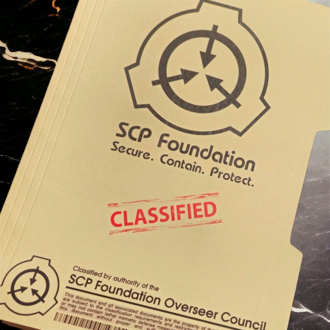 SCP Folder Secure Contain Protect Cosplay Note Euclid Keter Secure ...