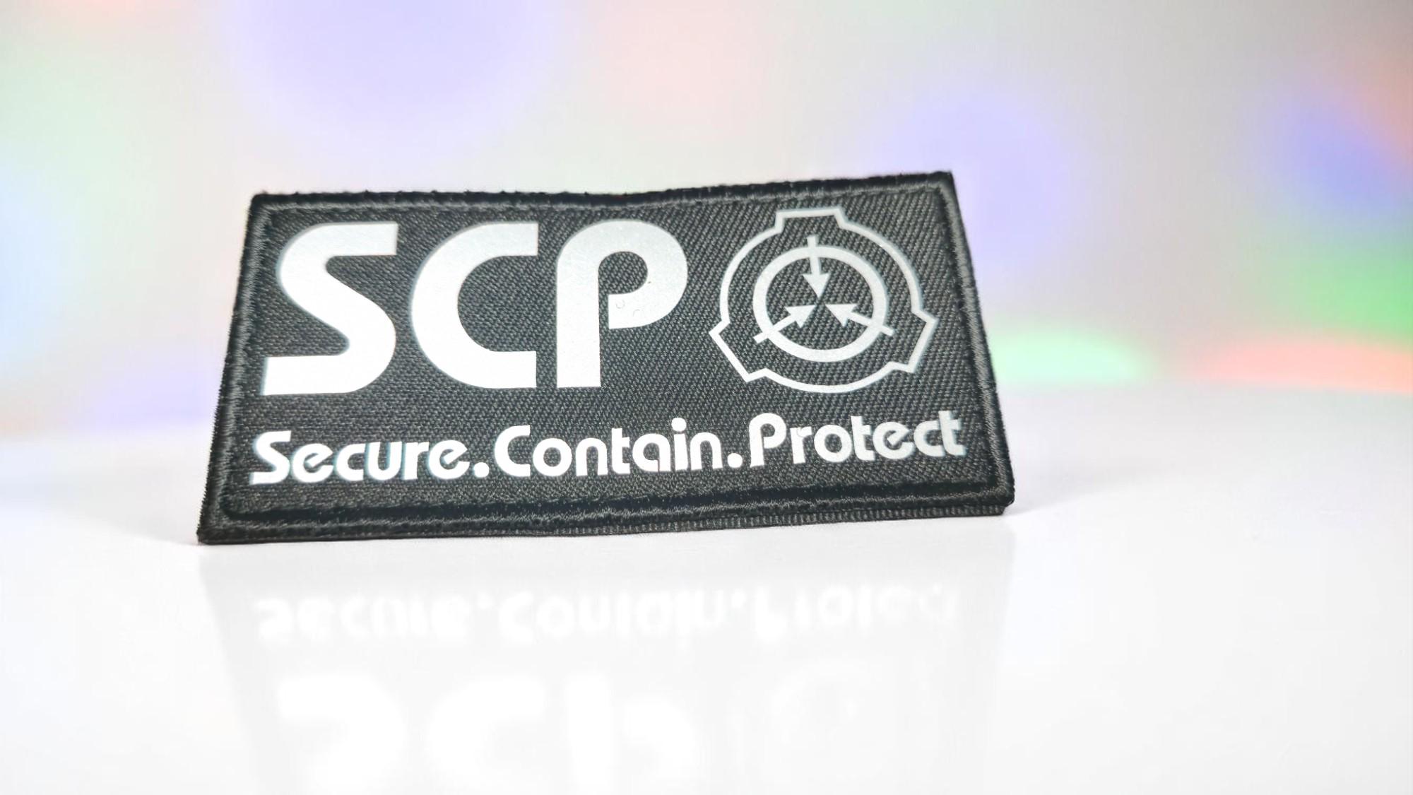 SCP Patch Print Rank Insignia Sign Secure Contain Protect Badge Cosplay ...