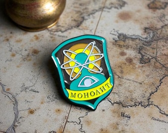 Stalker Monolith Enamel Pin Cosplay Collectible Badge