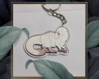 Dibbles Dino Keychains – Original Character Series | Hand-drawn Acrylic Keychains | Collectible Dino Figures