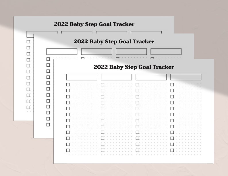 Goal Tracker Printable, Goal Reminder, Minimalist Print, to Do ...