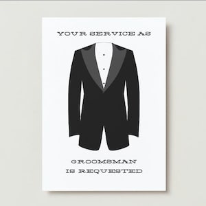 Modello di scheda proposta Groomsman, modello di scheda informativa Groomsman modificabile, scheda informativa Groomsman modificabile