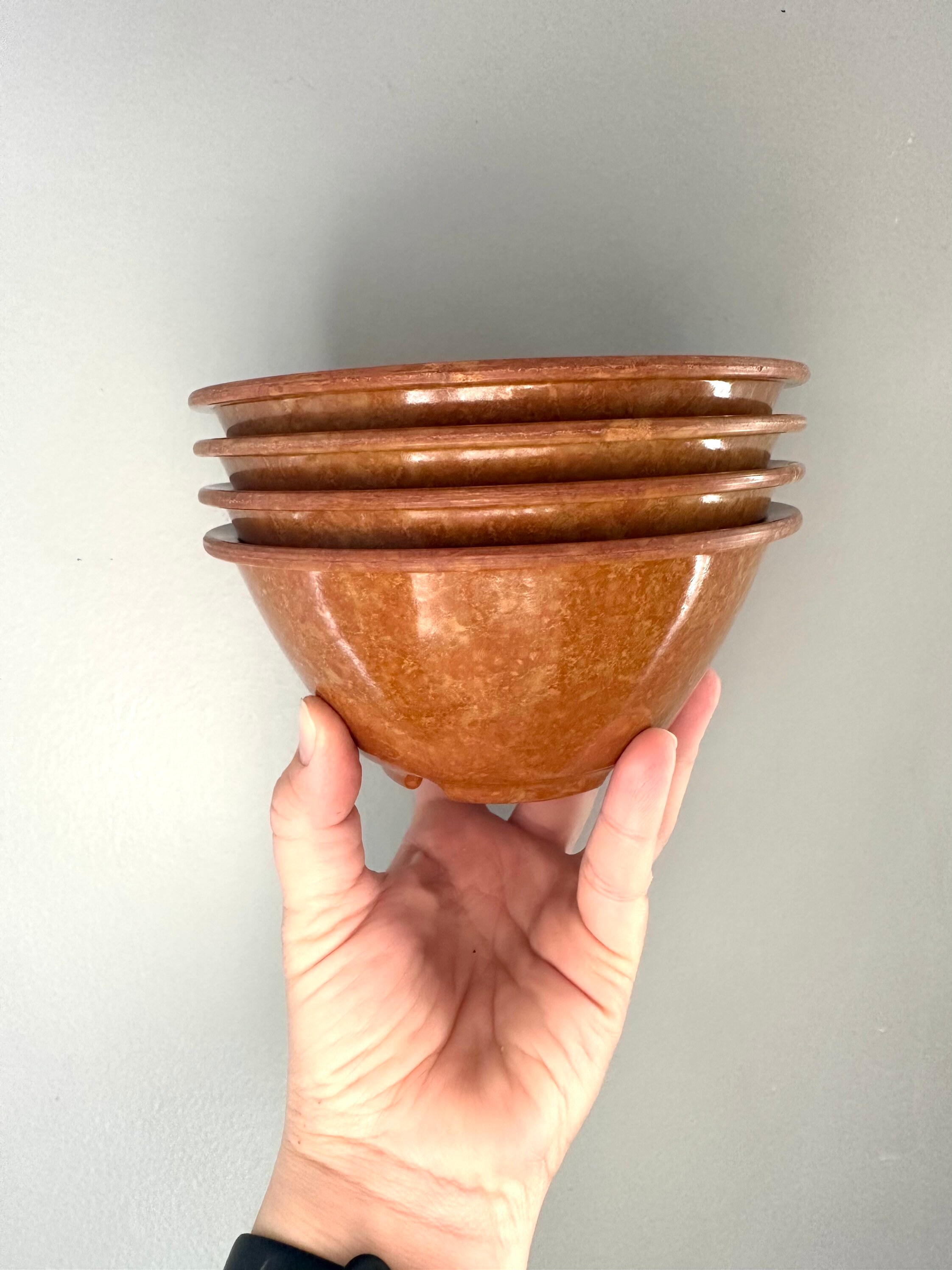 Set of 4 Halsey INC Military Mess Bowls Soup Bowl Cereal Bowl Etsy