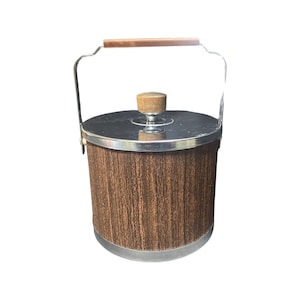 Atapco vintage ice bucket 1960s ice bucket mcm