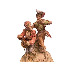 Vintage Italian Porcelain Capodimonte Lamp