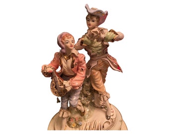 Vintage Italian Porcelain Capodimonte Lamp