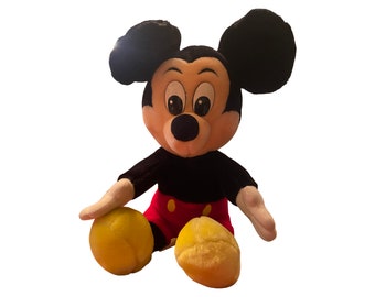 1970s Mickey Mouse stuffed animal 20” tall