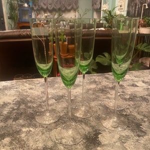 Lenox fluted champagne glasses