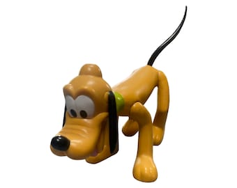 Vintage Pluto Figur Vinyl posierbar Disney