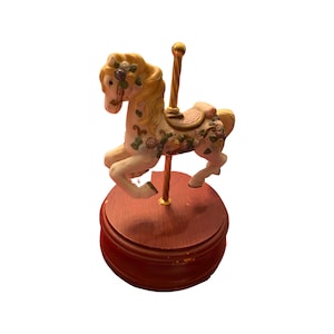 Music box company carousel horse