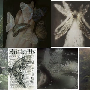 Fairy grunge poster set / Fairy grunge aesthetic / Grunge aesthetic / Fairy grunge poster / Grunge poster / Fairy core aesthetic /