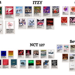 Kpop minimalistic album cover posters / Album cover posters / Minimalistic album poster / Kpop poster / Kpop album cover / Music poster