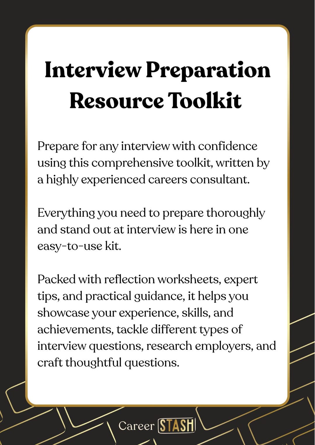 Interview Prep Paper Interview Prep Toolkit UK | Careers Adviser Written | Information ...