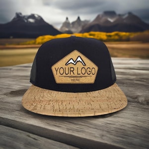Made to Order - Precision Cork Engraved Patch Snapback Hats, BULK QUANTITY COUPONS in Description