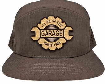 I'll Be In The Garage Flat Brim Snapback