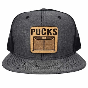 Pucks On Net Hockey Hat