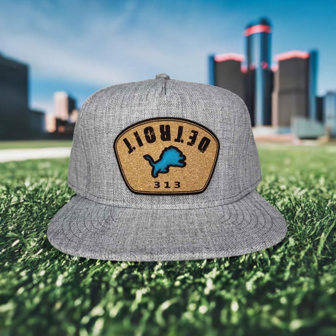 Detroit Lions 313 Cork Hat - Etsy