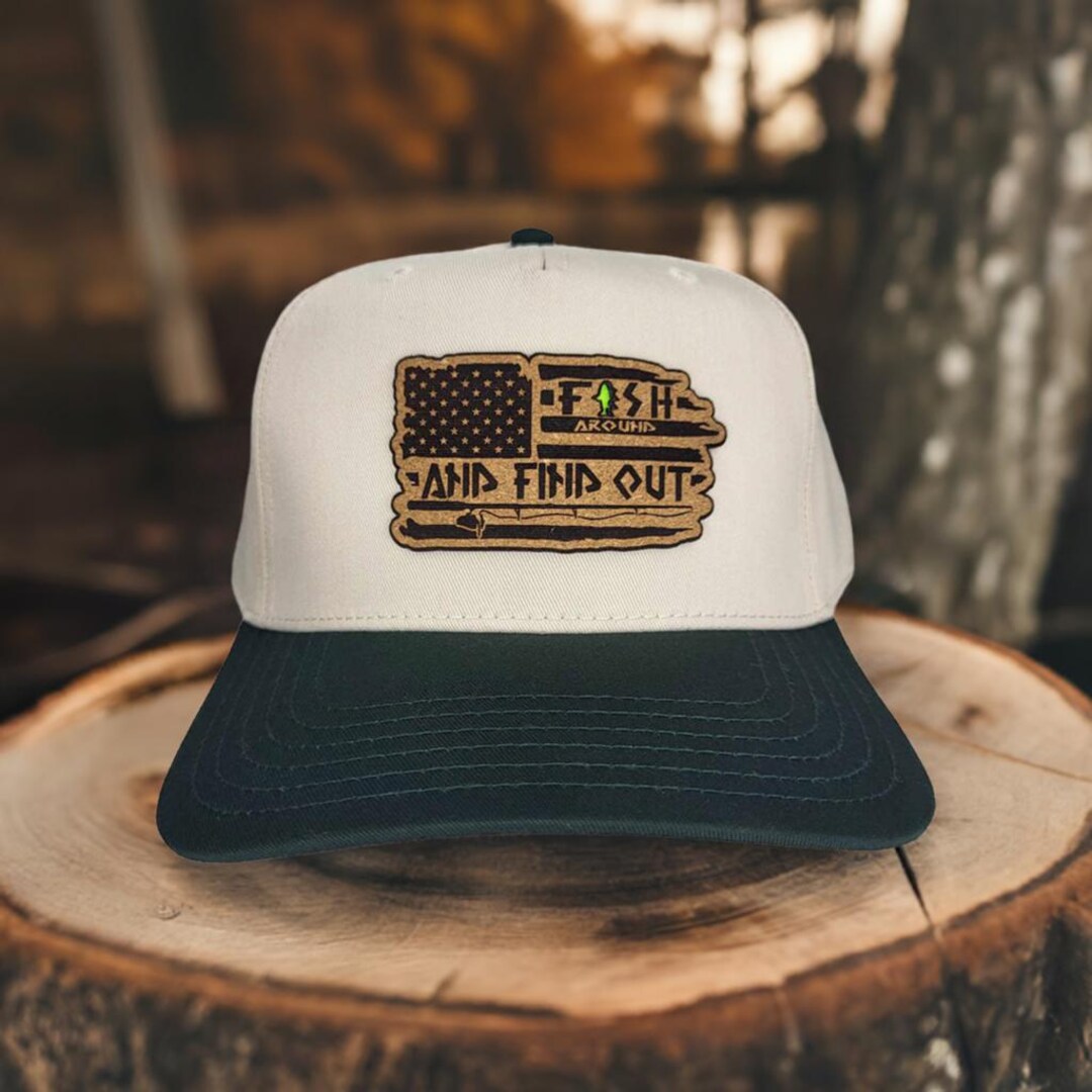 Fish Around and Find Out Cork Patch Hat - Etsy