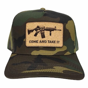 Cappello con toppa in sughero "Come And Take It"