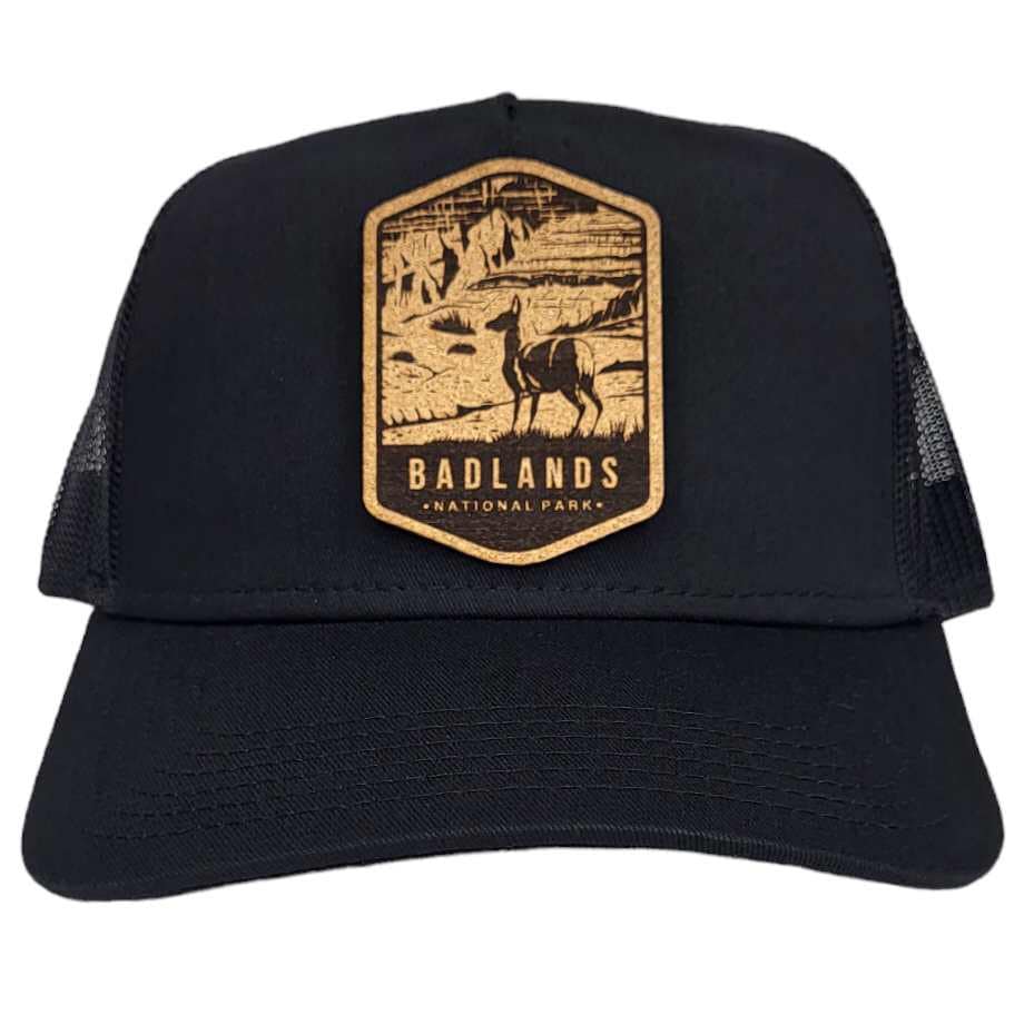 Badlands South Dakota Embroidered Logo Letters Strapback Hat Cap OS New Badlands South Dakota Baseball Cap Strapback Hat National  main image 3