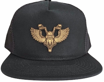 Winged Motorcycle Hat