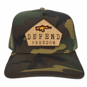Defend Freedom Cork Patch Hat