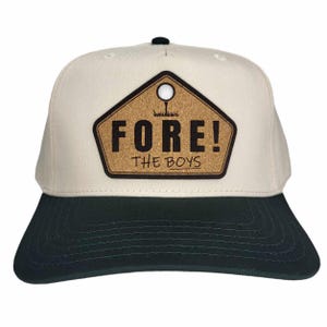 FORE The Boys golfpet met cork patch