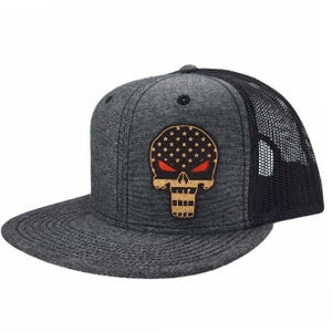 Hoed Amerika Skull Cork Patch