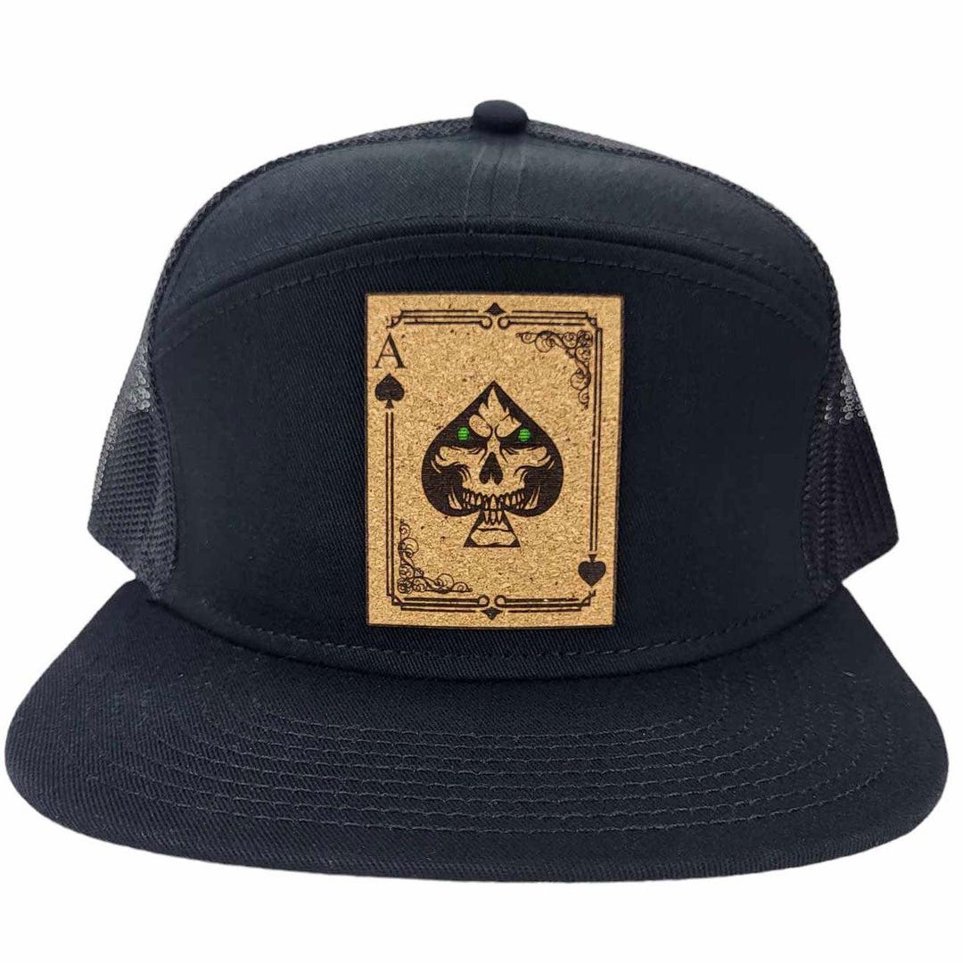 Ace of Spades Skull Eyes Hat - Etsy