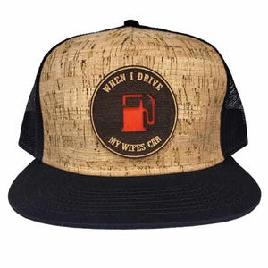 Low Fuel Gauge When Driving Wife's Car Cork Hat